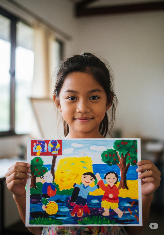 ผลงานน้องโนร่า อายุ 8 ปี